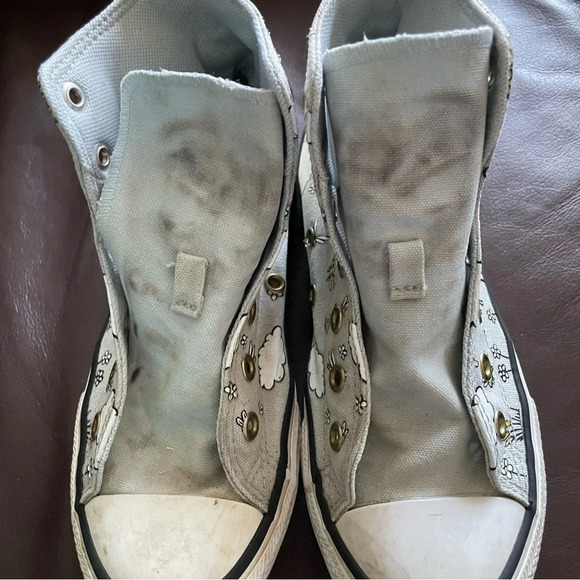 Converse All Star Girls Camp Size 2  Sneakers Without Laces - Picture 9 of 10